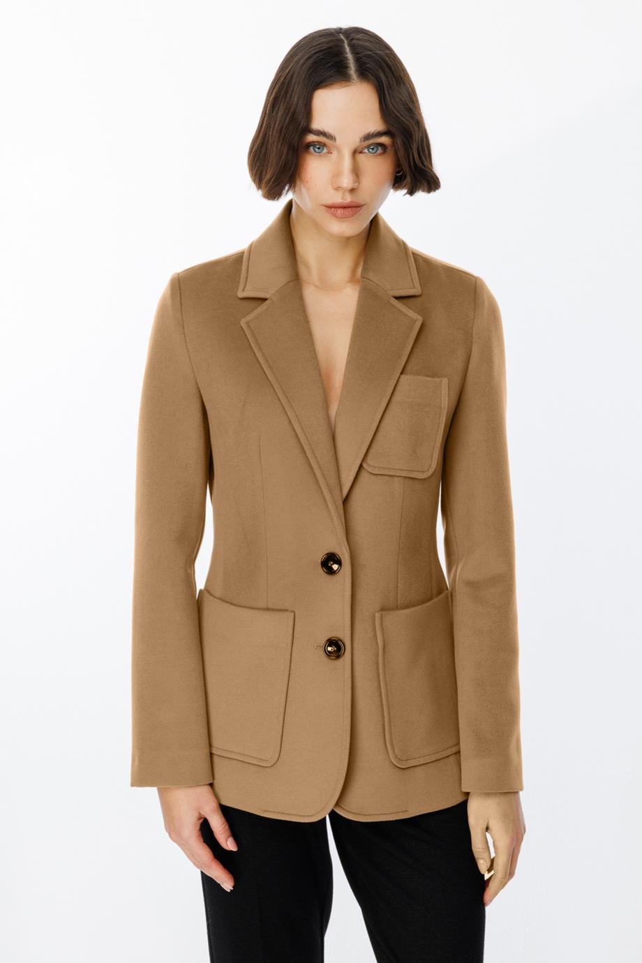 Torba Cep Camel Kaşe Kaban  1235-2K5