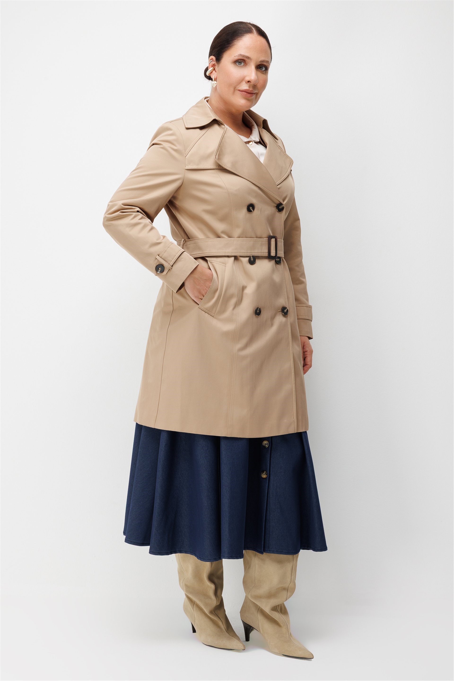6505-2K7 EKOL TRENCH-CAMEL