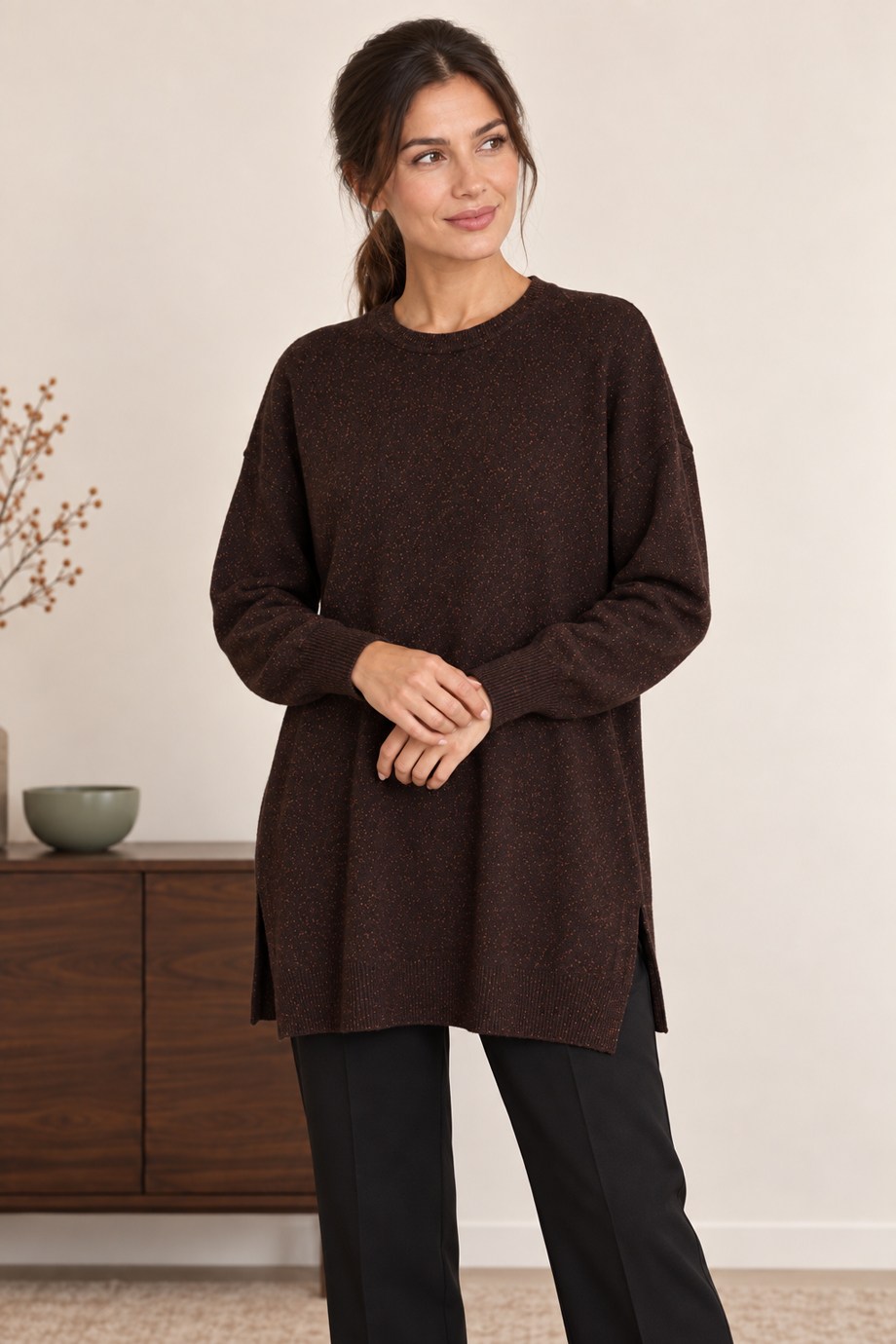 Kadın Kahve Tunik 33827-2K7