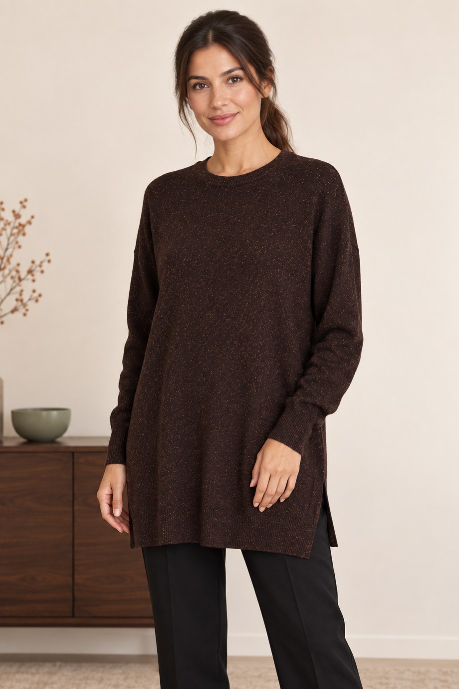 Kadın Kahve Tunik 33827-2K7