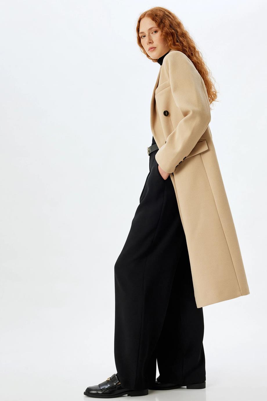 CEP DETAYLI BEJ KADIN KABAN 5WAK00265EW-2K5