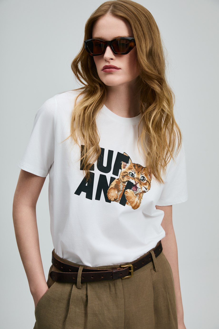 121020043 PETIT-2Y6 LUFIAN T-SHIRT-KIRIK BEYAZ