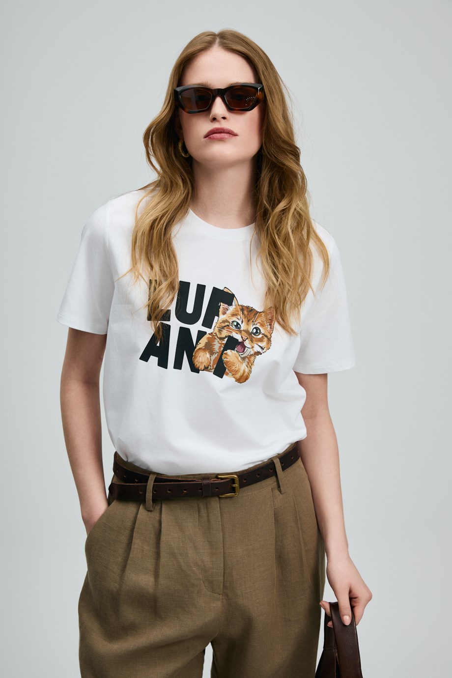 121020043 PETIT-2Y6 LUFIAN T-SHIRT-KIRIK BEYAZ