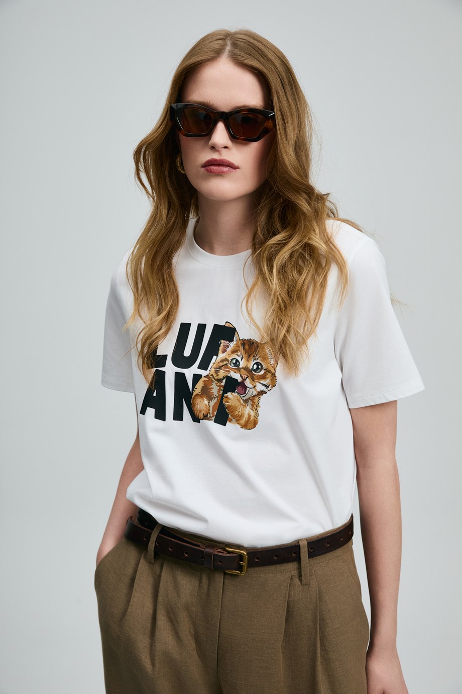 121020043 PETIT-2Y6 LUFIAN T-SHIRT-KIRIK BEYAZ