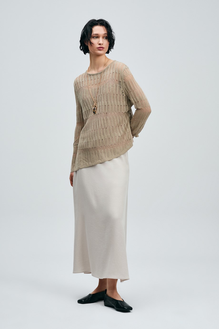 Lace Kadın Kazak Vizon 121090043 LACE-2Y6