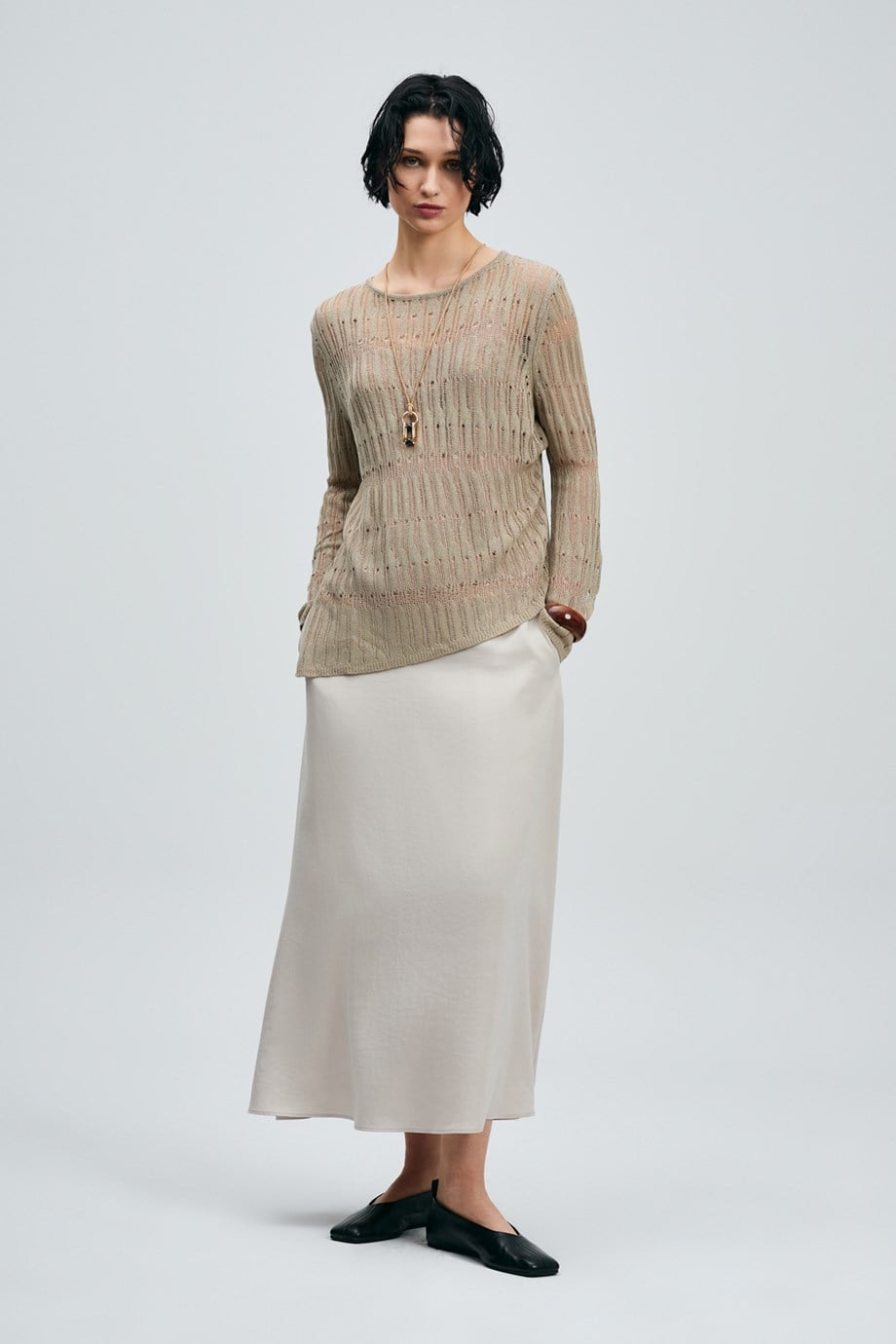 Lace Kadın Kazak Vizon 121090043 LACE-2Y6