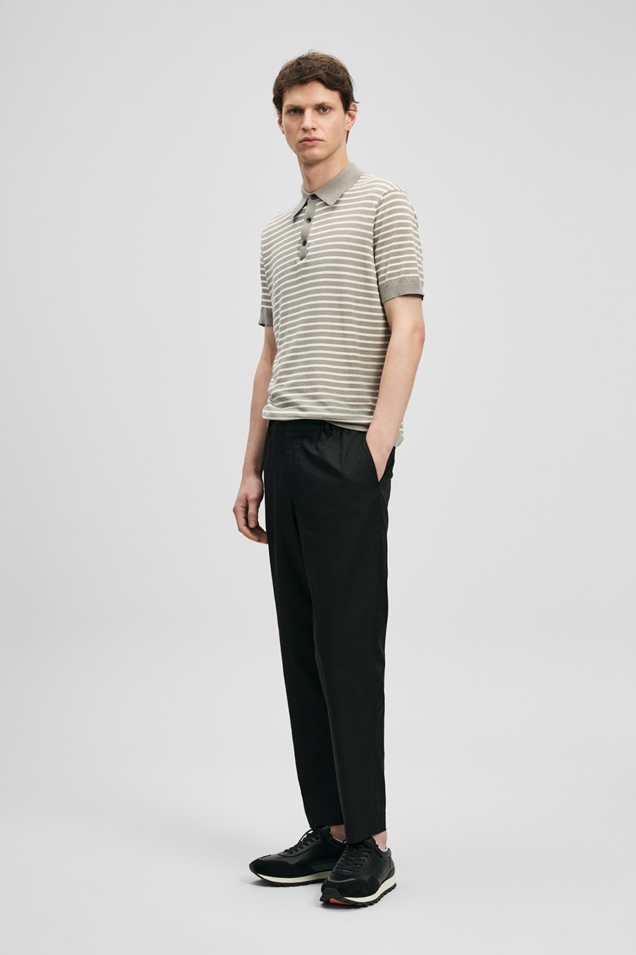 Glen Erkek Beach Jogger Pantolon Slim Fit Siyah 111190358 GLEN-2Y6