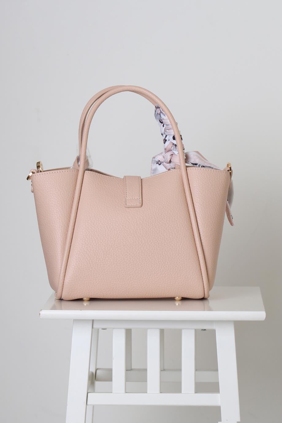 PEMBE DERİ KISA SAPLI KADIN ÇANTA 2347-2Y5