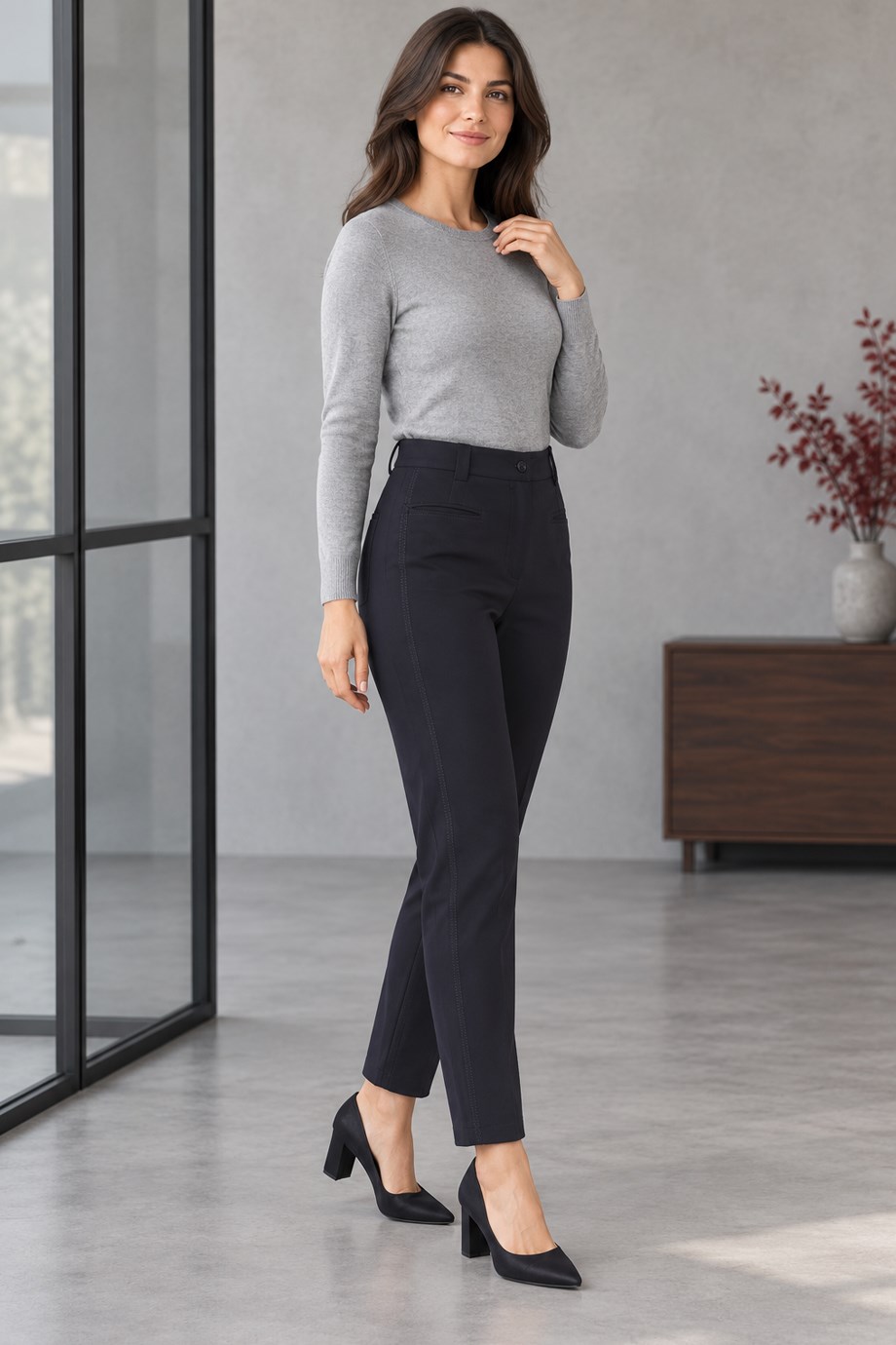 9003-2K7 SERPİL TANRIVERDİ PANTOLON-LACİ