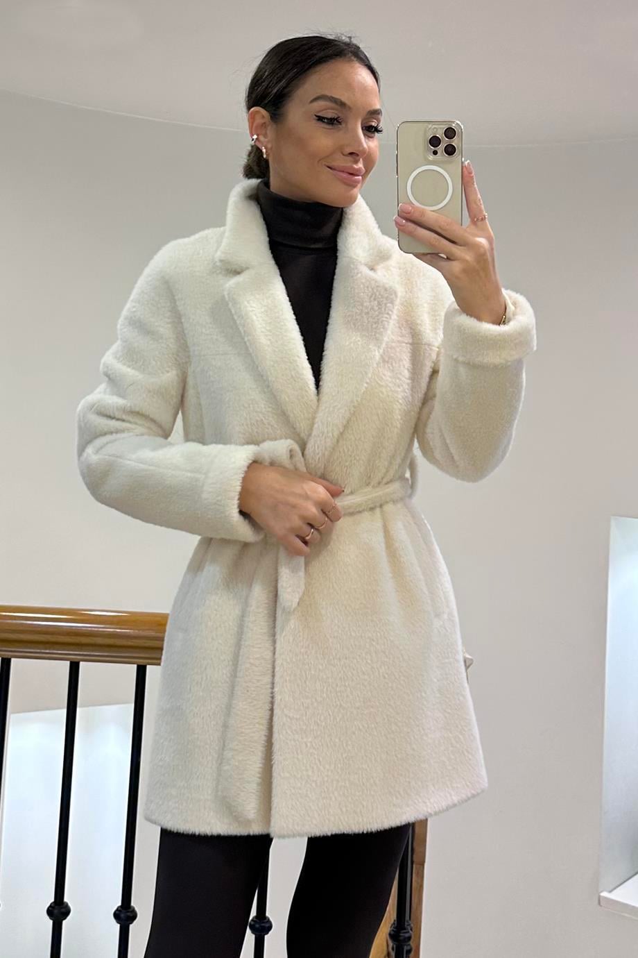 NPRİVE14070-2K6 N'PRİVE KABAN-EKRU