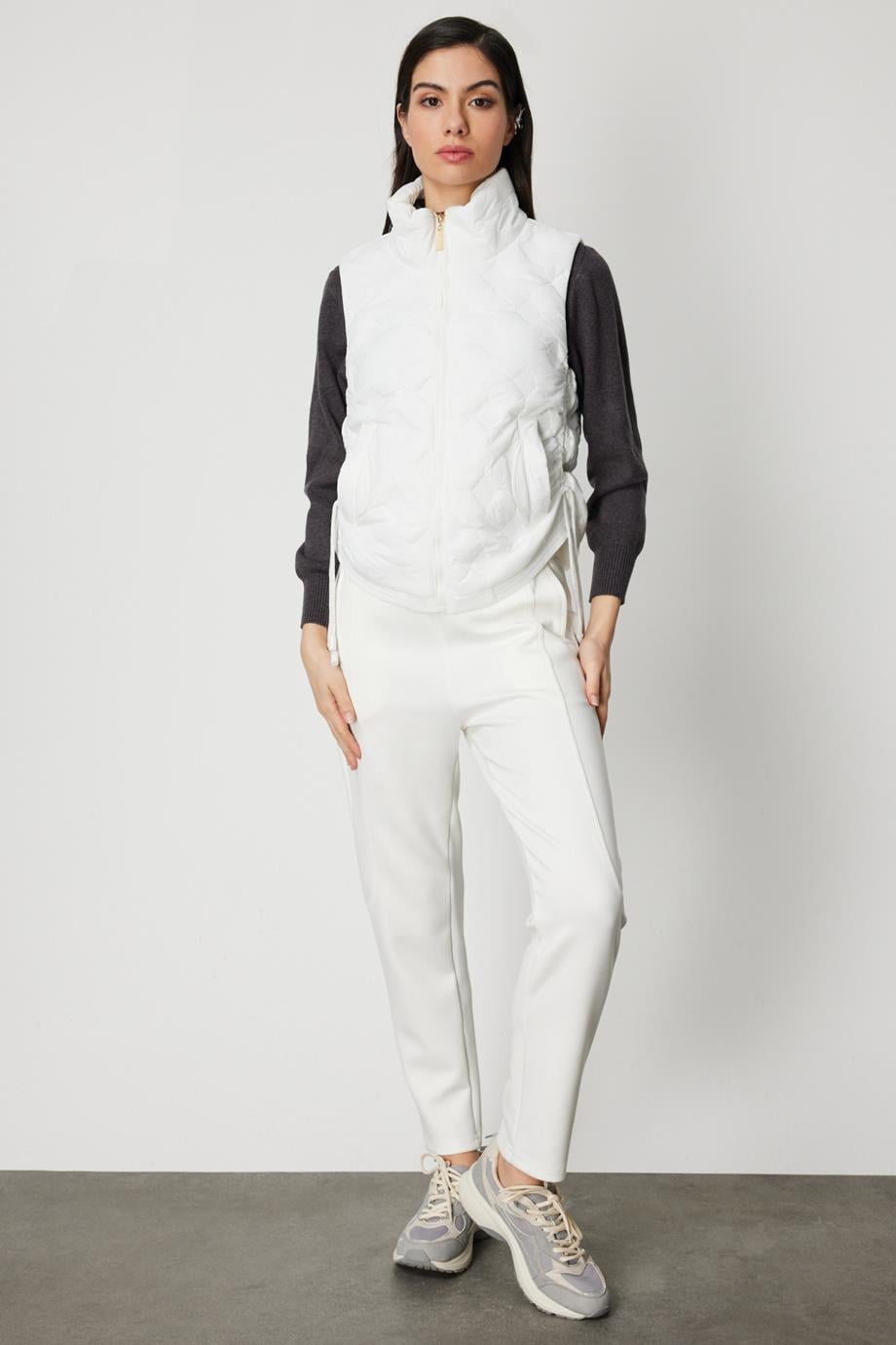 60997-2K6 ONTEKS YELEK-EKRU