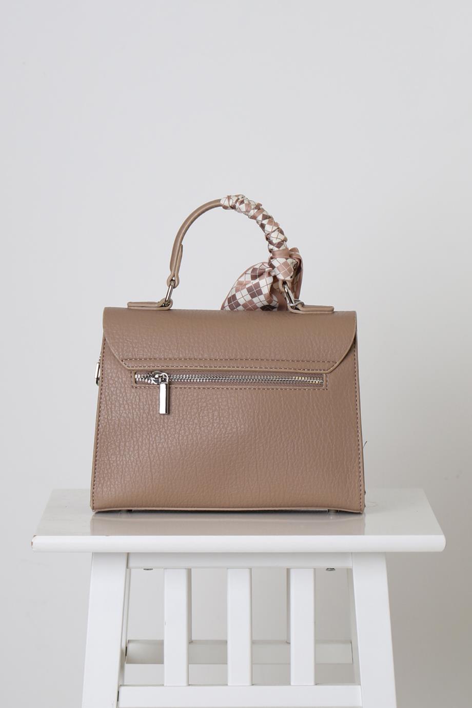 VİZON DERİ KADIN EL ÇANTASI  26760-2K5