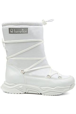 BENETTON KADIN BEYAZ KAR BOTU 30392-3256-2K3 