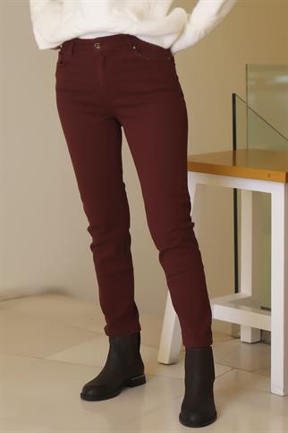 53500-2K6 AYHAN PANTOLON-BORDO