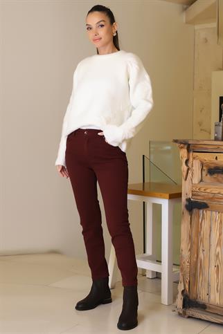 53500-2K6 AYHAN PANTOLON-BORDO