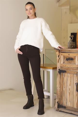 53500-2K6 AYHAN PANTOLON-KAHVE