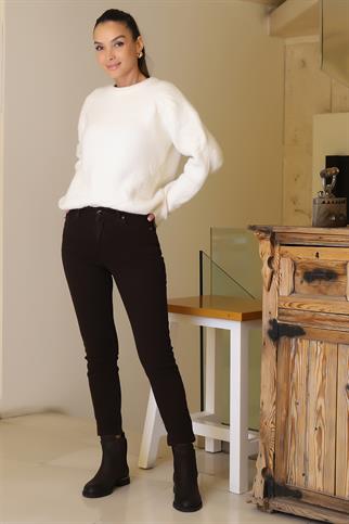 53500-2K6 AYHAN PANTOLON-KAHVE