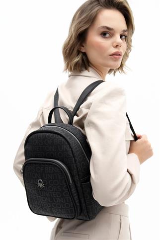 BENETTON SİYAH KADIN SIRT ÇANTASI 1280-2Y5