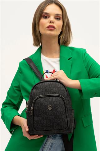 BENETTON SİYAH KADIN SIRT ÇANTASI 1280-2Y5