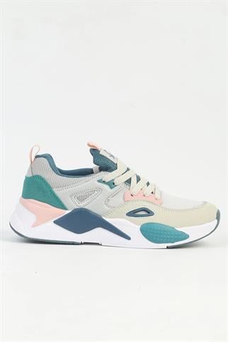 BENETTON GRİ KADIN SPOR AYAKKABI 11109-CHN-06-2K5