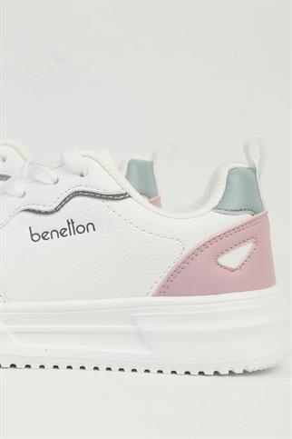 BENETTON BEYAZ KADIN SPOR AYAKKABI 11201-CHN-09-2K5