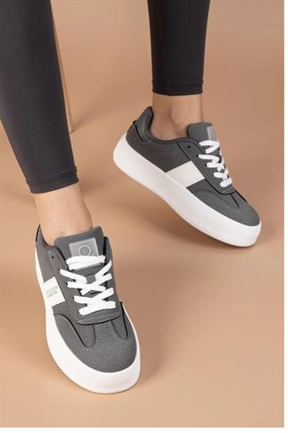 BENETTON  GRİ KADIN SPOR AYAKKABI 11241-CHN-13-2K5