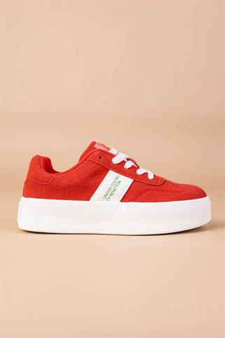 BENETTON KIRMIZI KADIN SPOR AYAKKABI 11241-CHN-13-2K5