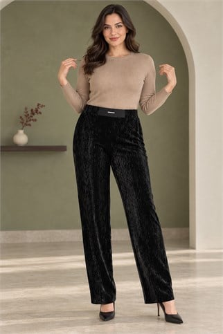 21715-2K7 DE WHİTES PANTOLON-SİYAH