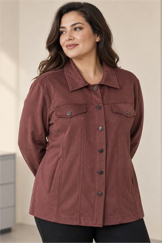 61719-2K7 DE WHİTES CEKET-BORDO