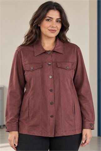 61719-2K7 DE WHİTES CEKET-BORDO