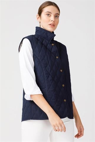 ÇITÇITLI KAPİTONE LACİ KADIN YELEK 21437-2K5