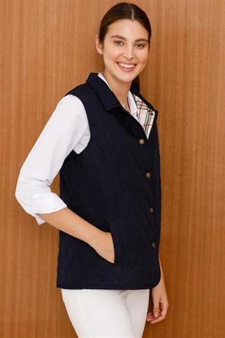 ÇITÇITLI KAPİTONE LACİ KADIN YELEK 21437-2K5