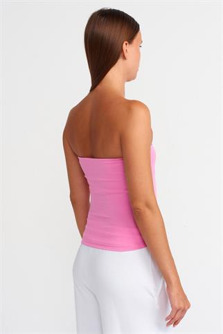 KOLSUZ PEMBE KADIN CROP  20659-2Y5