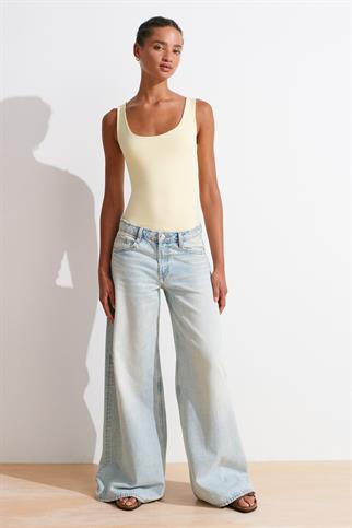 Kalın Askılı Basic Atlet-Sarı 20977-2Y6