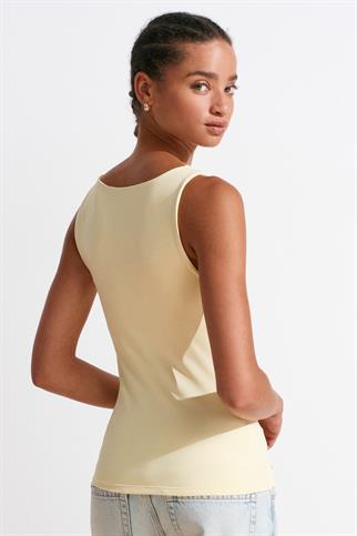 Kalın Askılı Basic Atlet-Sarı 20977-2Y6