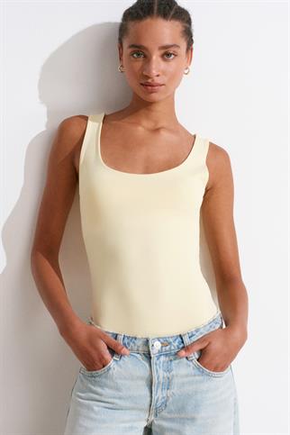 Kalın Askılı Basic Atlet-Sarı 20977-2Y6