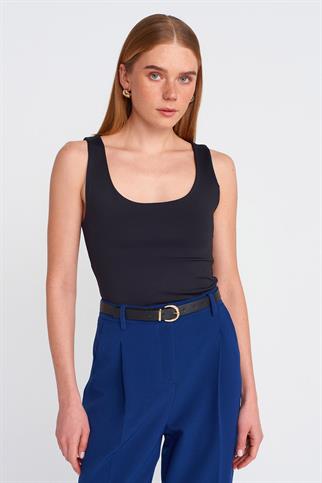 Kalın Askılı Basic Atlet-Siyah 20977-2Y6