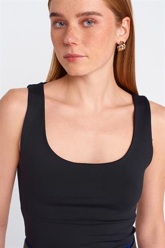 Kalın Askılı Basic Atlet-Siyah 20977-2Y6