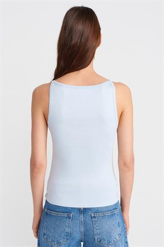 Halter Yaka Top-Açık Mavi 21048-2Y6