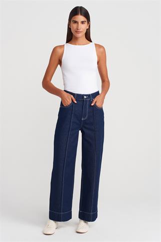 Halter Yaka Top-Beyaz 21048-2Y6