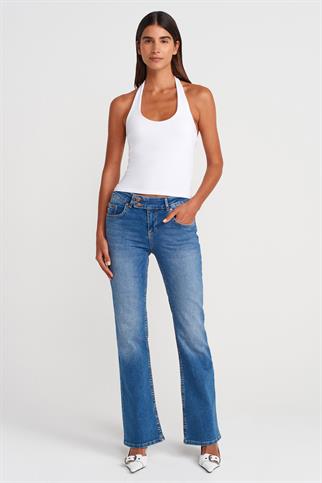 Halter Yaka Top-Beyaz 21052-2Y6