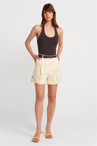 Halter Yaka Top-Koyu Kahve 21052-2Y6