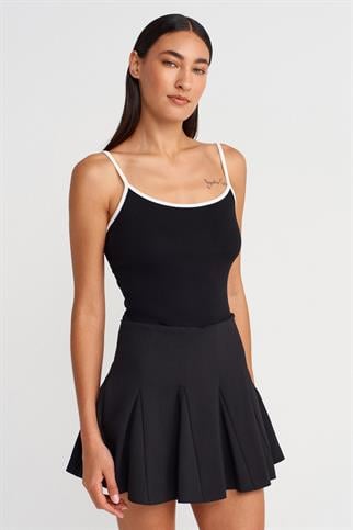 Şeritli Askılı Top-Siyah 21128-2Y6