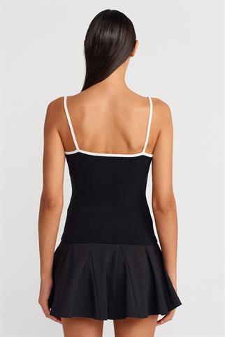 Şeritli Askılı Top-Siyah 21128-2Y6