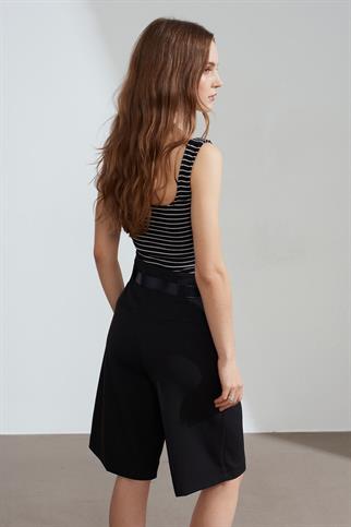 Askılı Atlet-Siyah-Ekru 21185-2Y6