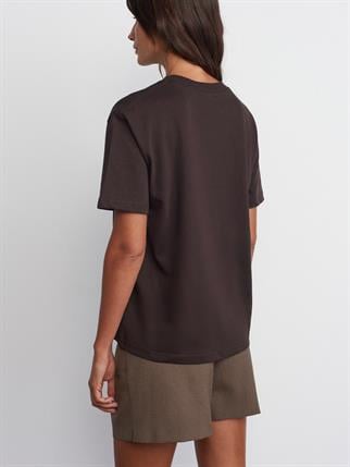 30312-2K6 DİLVİN TSHIRTK.KAHVE