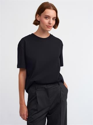 30312-2K6 DİLVİN TSHIRTSİYAH