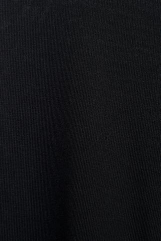 SIFIR YAKA SİYAH BASIC KADIN T-SHİRT 30747-2Y5