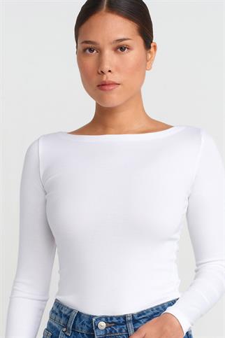 UZUN KOLLU BEYAZ KADIN BLUZ 31332-2Y5