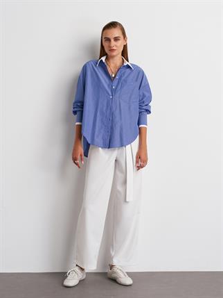 50527-2K6 DİLVİN GÖMLEKMAVİ